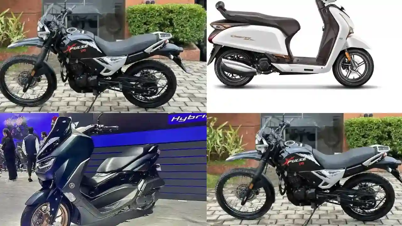 Yamaha NMax 155, Royal Enfield Bullet 650, Hero XPulse 210, और Hero Destini 125